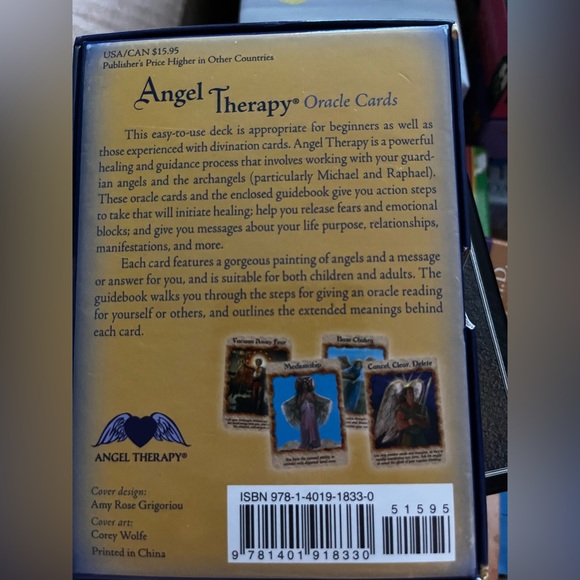 Doreen Virtue - 44 Deck Angel Therapy Cards - Picture 2 of 2